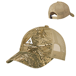 Unstructured Camouflage Mesh Back Cap