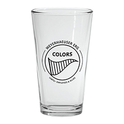 COLORS - 16 OZ PINT GLASS