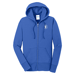 Da - Core Fleece Ladies Full Zip Hooded Sweatshirt
