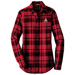 Plaid Flannel Ladies Shirt