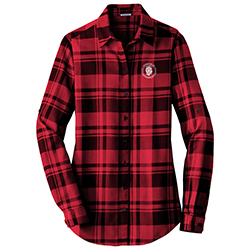 DA - PLAID FLANNEL LADIES SHIRT